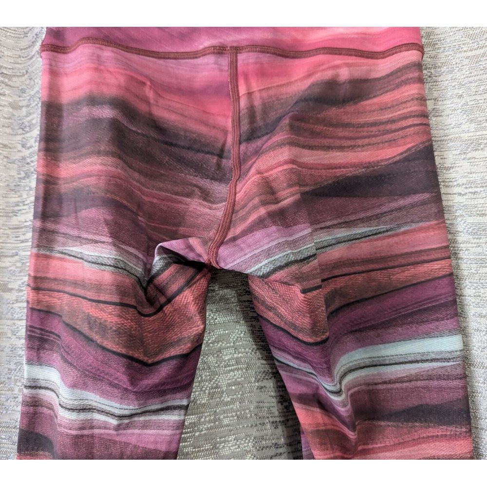 lululemon leggings 6 Multi Color Striped Inside Pocket - Picture 10 of 15